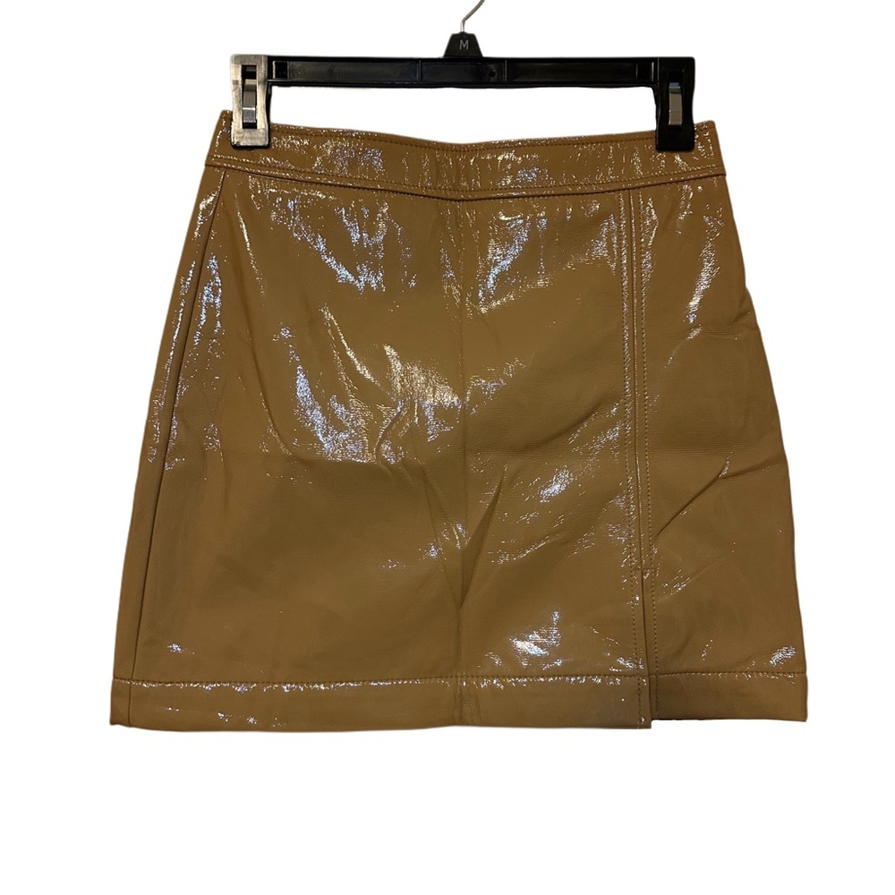 Mini skirt - leather